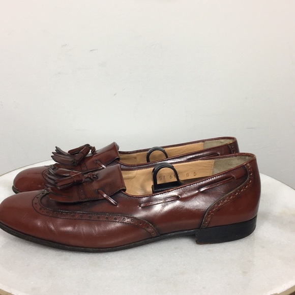 Salvatore Ferragamo Men’s Brown Leather Tassel 8 - Picture 3 of 7